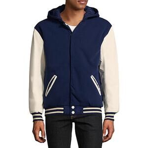 Vintage Leather Men’s Reversible Varsity Jacket Faux Leather Size S – New